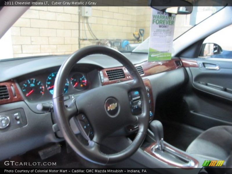 Cyber Gray Metallic / Gray 2011 Chevrolet Impala LT