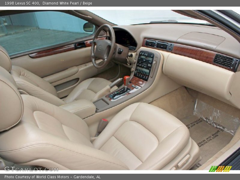 Beige Interior - 1998 SC 400 