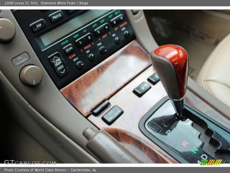Diamond White Pearl / Beige 1998 Lexus SC 400