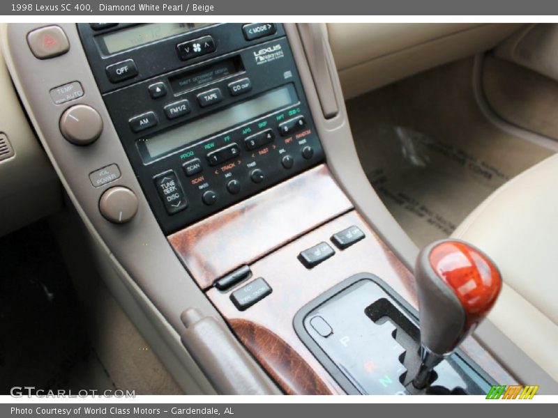Diamond White Pearl / Beige 1998 Lexus SC 400