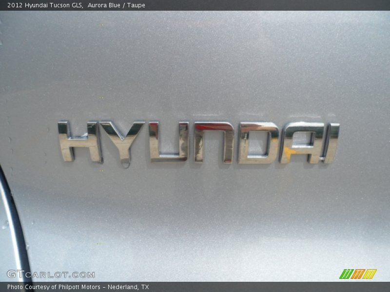 Aurora Blue / Taupe 2012 Hyundai Tucson GLS
