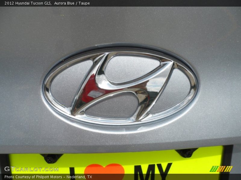 Aurora Blue / Taupe 2012 Hyundai Tucson GLS