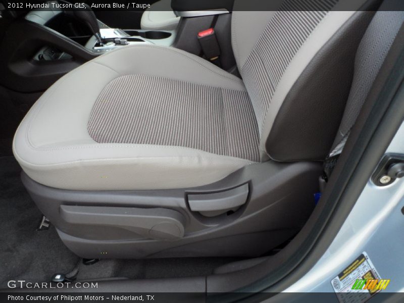 Aurora Blue / Taupe 2012 Hyundai Tucson GLS