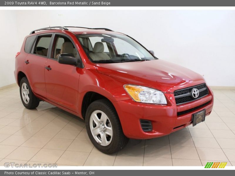 Barcelona Red Metallic / Sand Beige 2009 Toyota RAV4 4WD