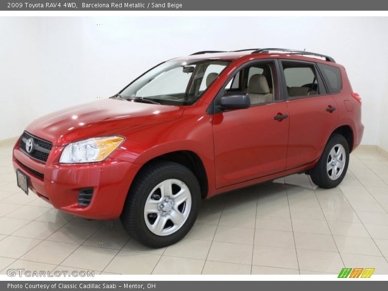 Barcelona Red Metallic / Sand Beige 2009 Toyota RAV4 4WD