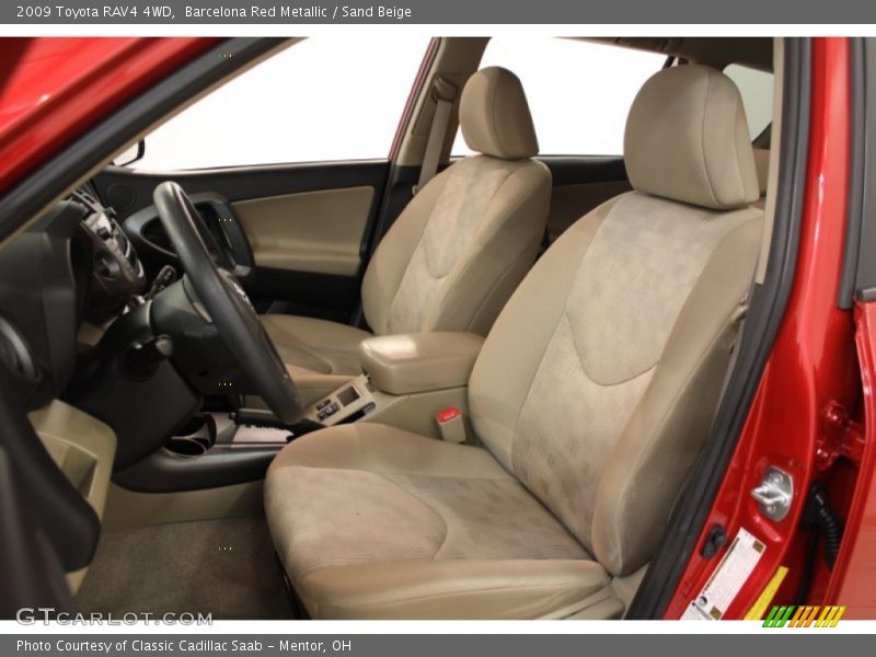 Barcelona Red Metallic / Sand Beige 2009 Toyota RAV4 4WD