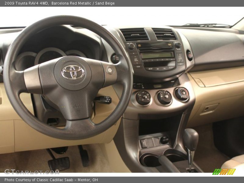 Barcelona Red Metallic / Sand Beige 2009 Toyota RAV4 4WD