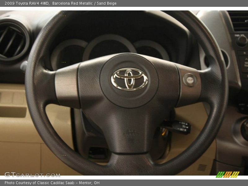 Barcelona Red Metallic / Sand Beige 2009 Toyota RAV4 4WD