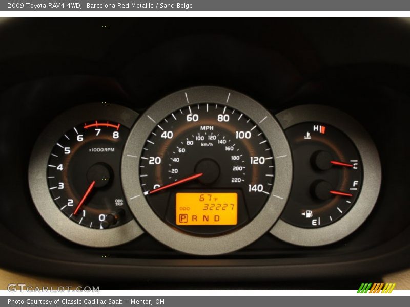 Barcelona Red Metallic / Sand Beige 2009 Toyota RAV4 4WD