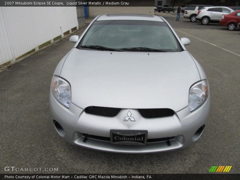 Liquid Silver Metallic / Medium Gray 2007 Mitsubishi Eclipse SE Coupe