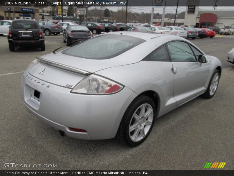 Liquid Silver Metallic / Medium Gray 2007 Mitsubishi Eclipse SE Coupe