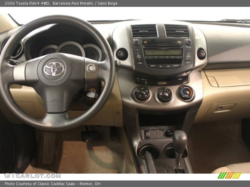 Barcelona Red Metallic / Sand Beige 2009 Toyota RAV4 4WD