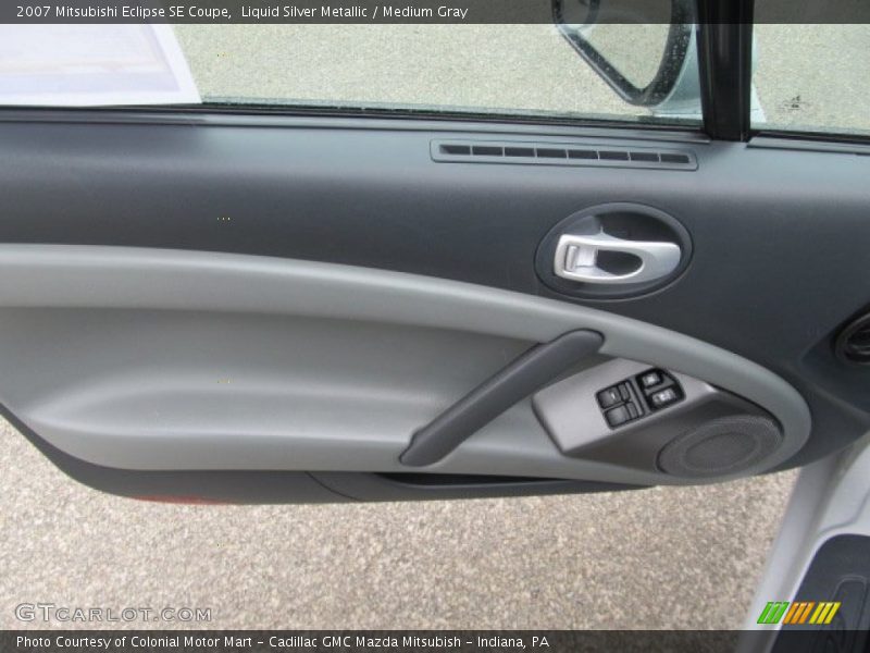 Liquid Silver Metallic / Medium Gray 2007 Mitsubishi Eclipse SE Coupe