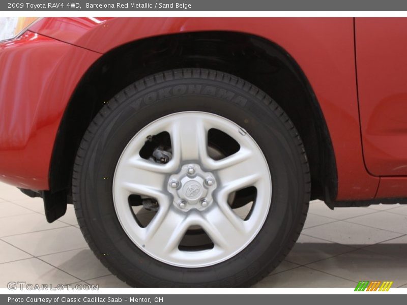 Barcelona Red Metallic / Sand Beige 2009 Toyota RAV4 4WD