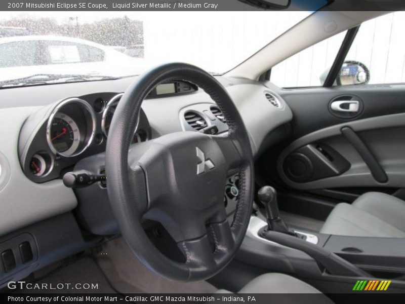 Liquid Silver Metallic / Medium Gray 2007 Mitsubishi Eclipse SE Coupe