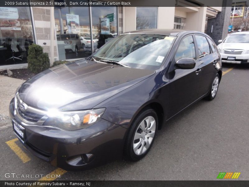 Dark Gray Metallic / Carbon Black 2009 Subaru Impreza 2.5i Wagon