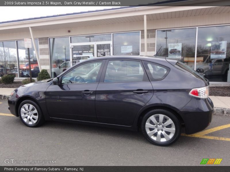 Dark Gray Metallic / Carbon Black 2009 Subaru Impreza 2.5i Wagon