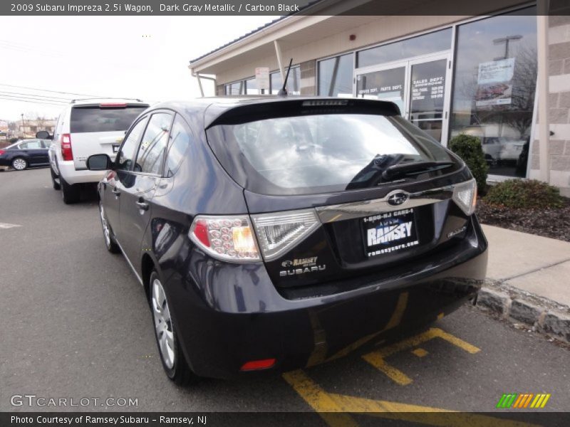 Dark Gray Metallic / Carbon Black 2009 Subaru Impreza 2.5i Wagon