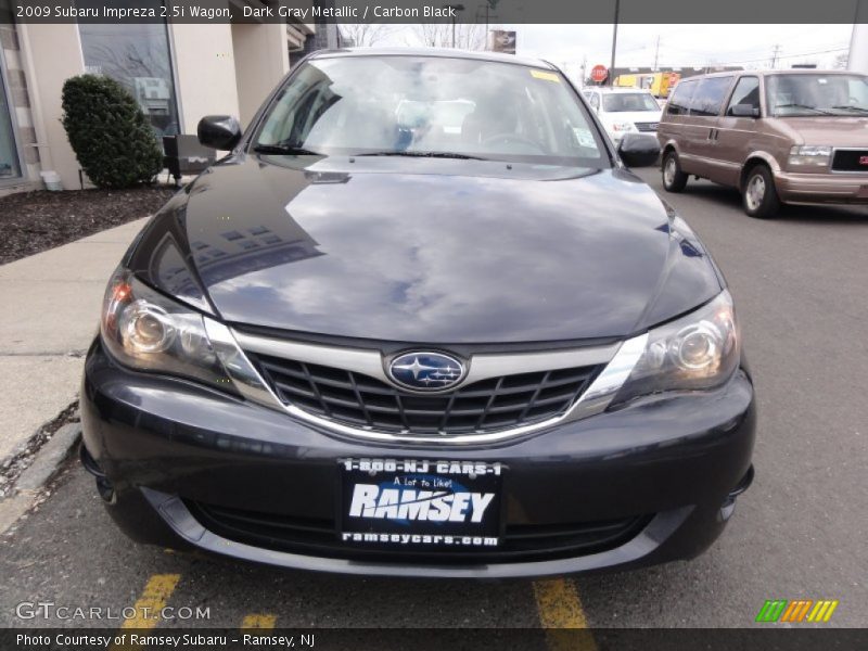 Dark Gray Metallic / Carbon Black 2009 Subaru Impreza 2.5i Wagon