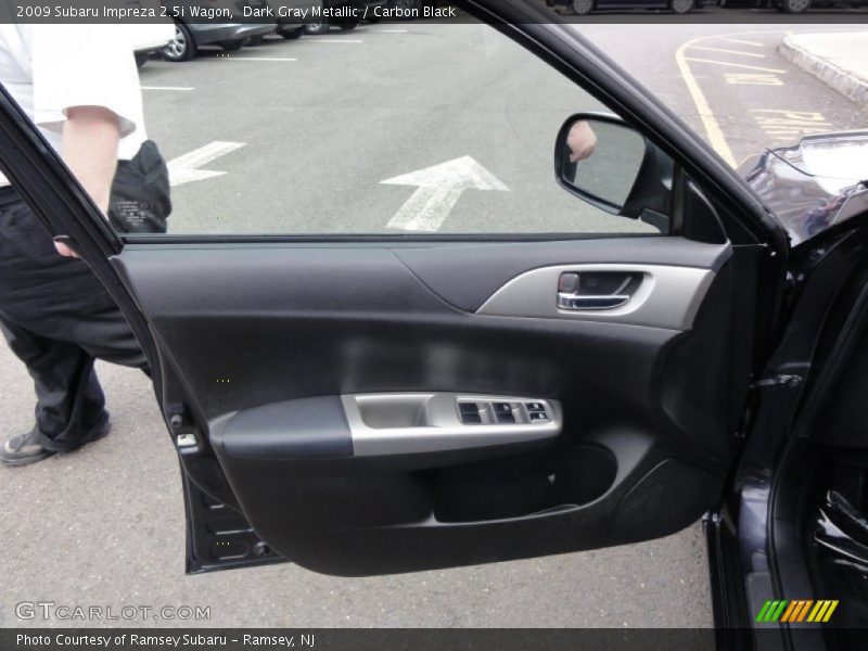 Dark Gray Metallic / Carbon Black 2009 Subaru Impreza 2.5i Wagon