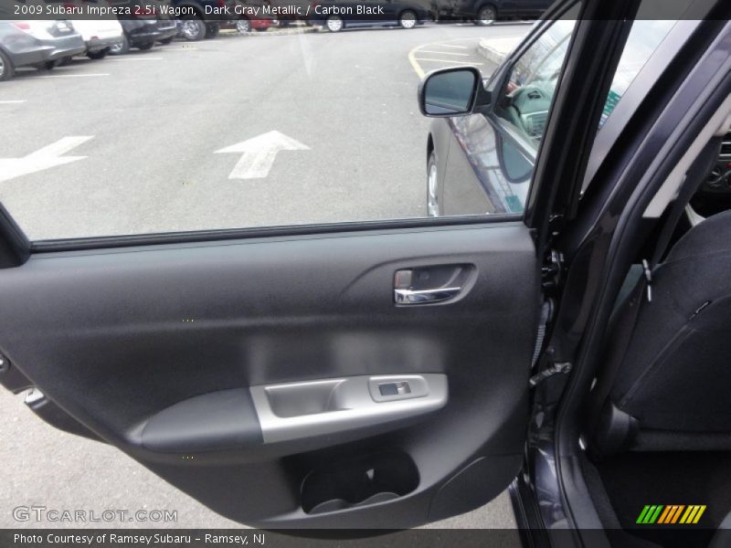 Dark Gray Metallic / Carbon Black 2009 Subaru Impreza 2.5i Wagon