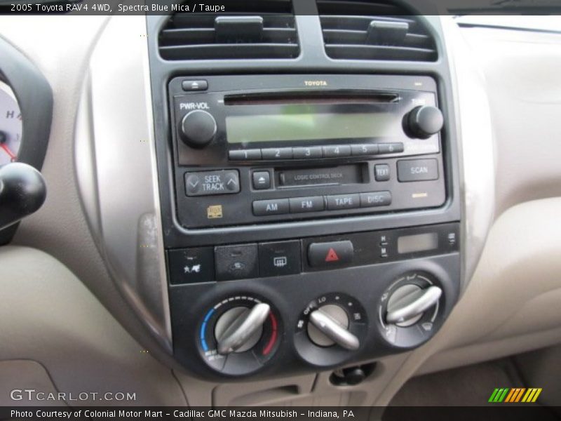 Spectra Blue Mica / Taupe 2005 Toyota RAV4 4WD
