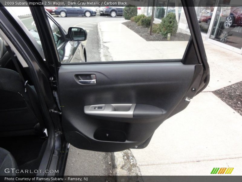 Dark Gray Metallic / Carbon Black 2009 Subaru Impreza 2.5i Wagon