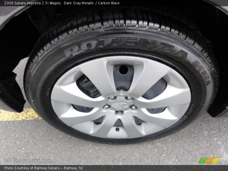 Dark Gray Metallic / Carbon Black 2009 Subaru Impreza 2.5i Wagon