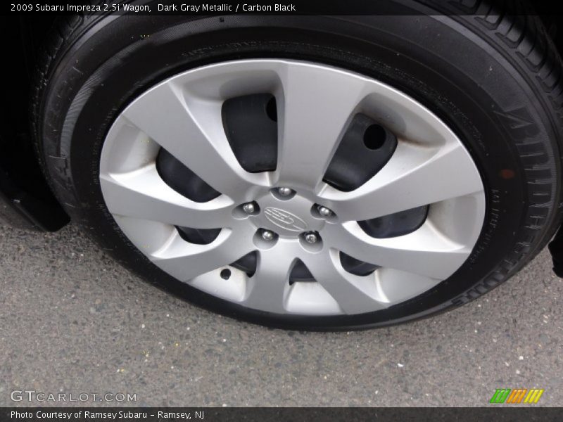 Dark Gray Metallic / Carbon Black 2009 Subaru Impreza 2.5i Wagon