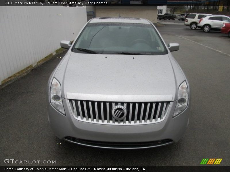 Brilliant Silver Metallic / Dark Charcoal 2010 Mercury Milan I4
