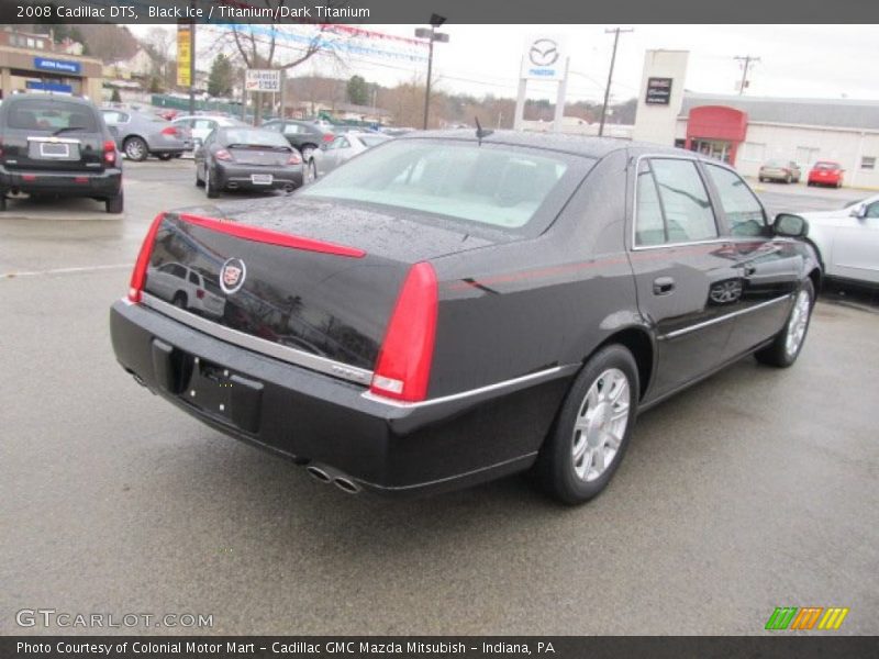 Black Ice / Titanium/Dark Titanium 2008 Cadillac DTS