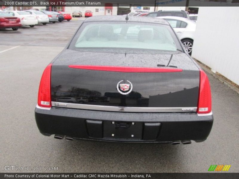 Black Ice / Titanium/Dark Titanium 2008 Cadillac DTS