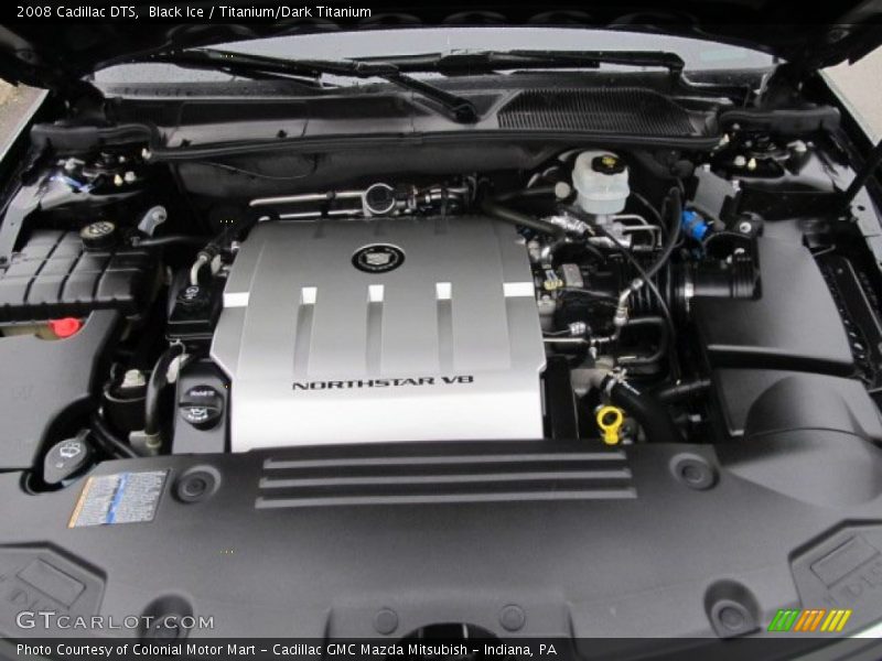 Black Ice / Titanium/Dark Titanium 2008 Cadillac DTS