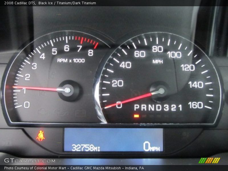 Black Ice / Titanium/Dark Titanium 2008 Cadillac DTS