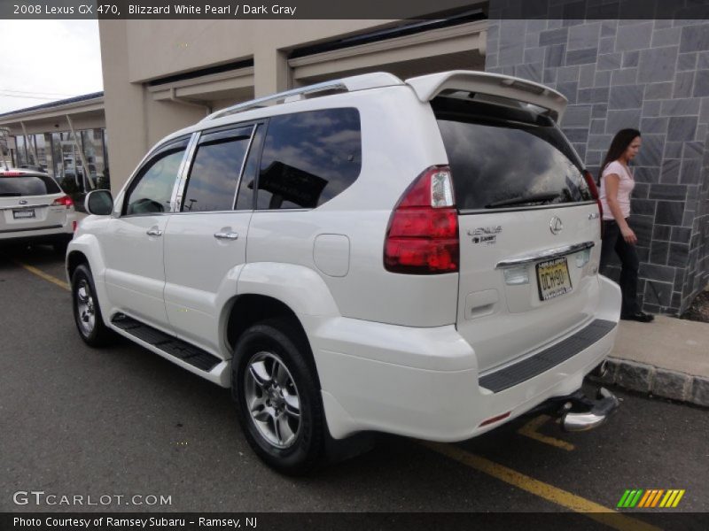 Blizzard White Pearl / Dark Gray 2008 Lexus GX 470