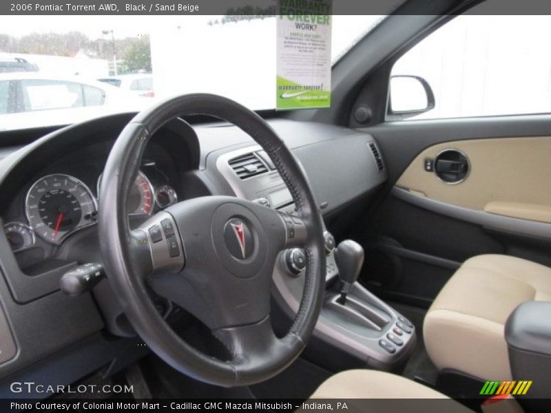 Black / Sand Beige 2006 Pontiac Torrent AWD