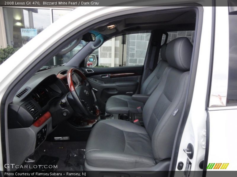Blizzard White Pearl / Dark Gray 2008 Lexus GX 470