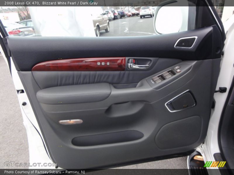 Blizzard White Pearl / Dark Gray 2008 Lexus GX 470