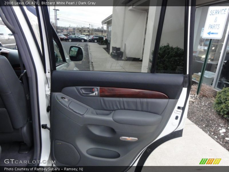 Blizzard White Pearl / Dark Gray 2008 Lexus GX 470
