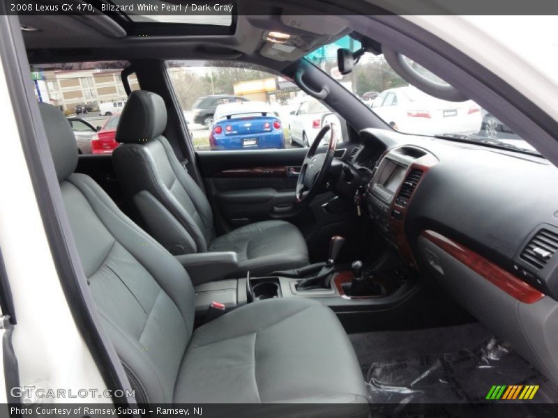 Blizzard White Pearl / Dark Gray 2008 Lexus GX 470