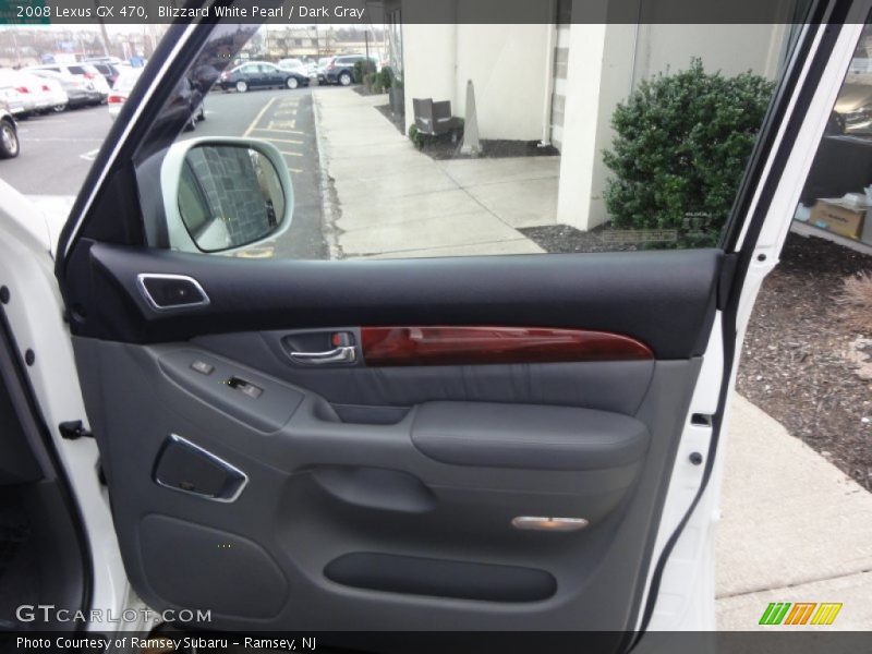 Blizzard White Pearl / Dark Gray 2008 Lexus GX 470