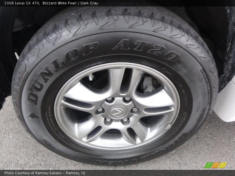Blizzard White Pearl / Dark Gray 2008 Lexus GX 470