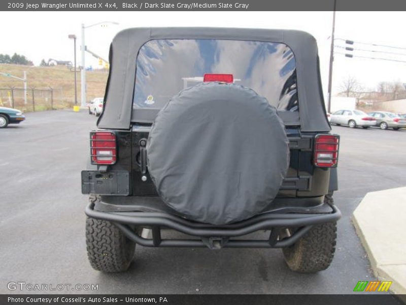 Black / Dark Slate Gray/Medium Slate Gray 2009 Jeep Wrangler Unlimited X 4x4