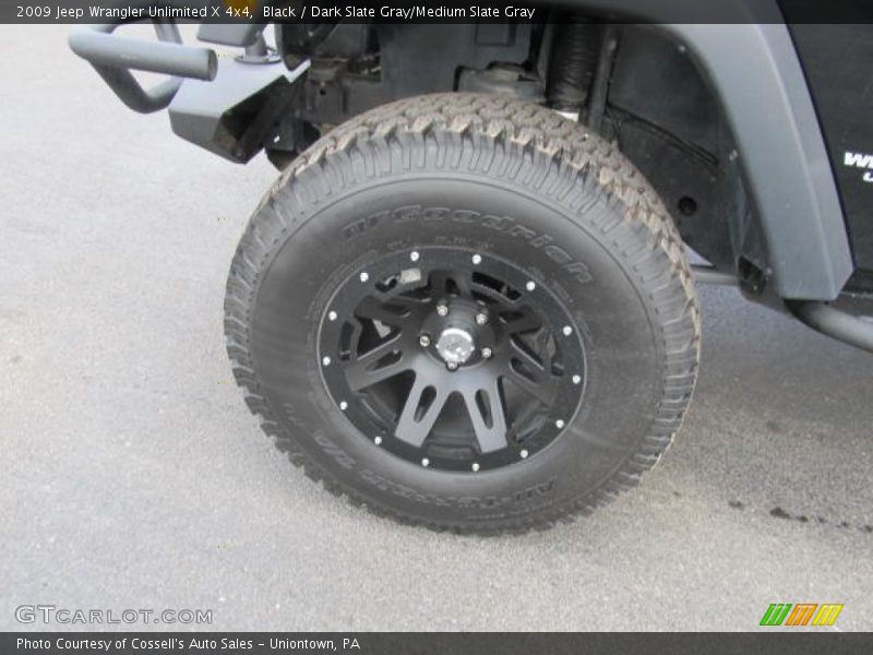 Custom Wheels of 2009 Wrangler Unlimited X 4x4