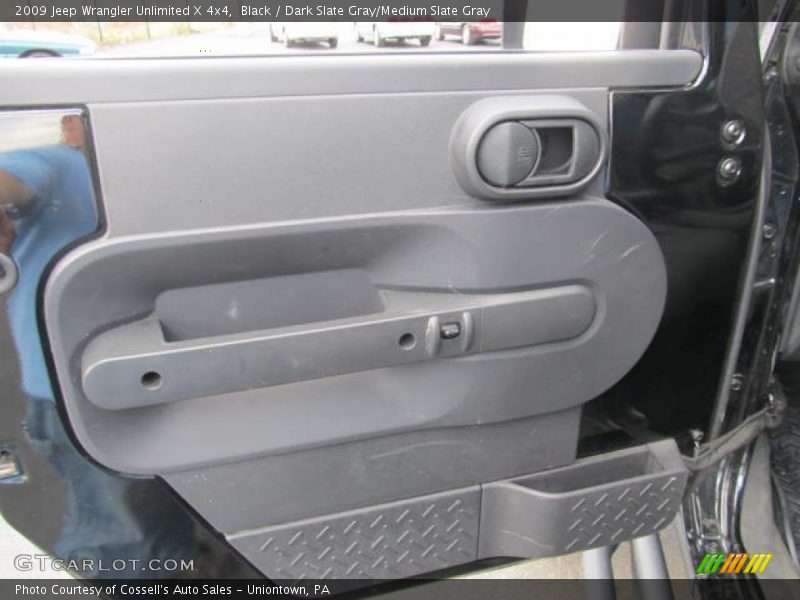 Black / Dark Slate Gray/Medium Slate Gray 2009 Jeep Wrangler Unlimited X 4x4