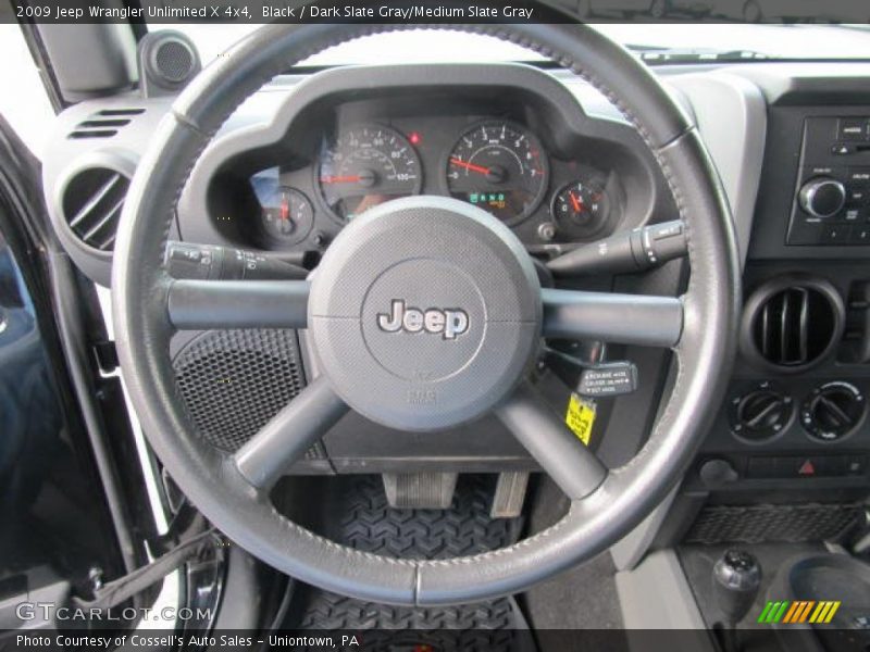  2009 Wrangler Unlimited X 4x4 Steering Wheel