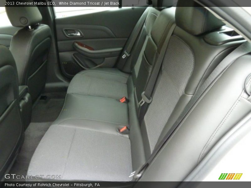 White Diamond Tricoat / Jet Black 2013 Chevrolet Malibu ECO