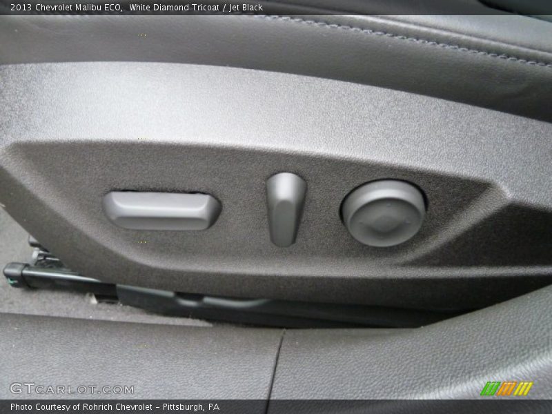 White Diamond Tricoat / Jet Black 2013 Chevrolet Malibu ECO