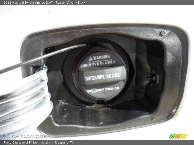 Radiant Silver / Black 2012 Hyundai Sonata Limited 2.0T