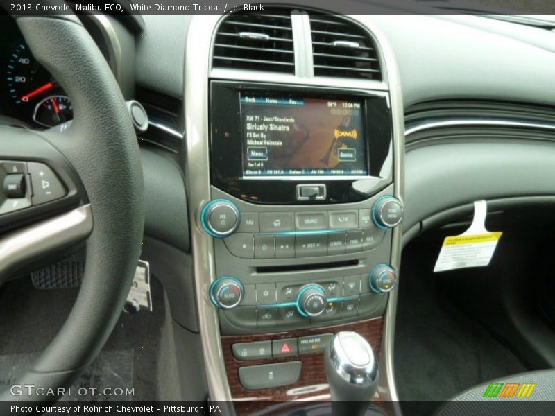 White Diamond Tricoat / Jet Black 2013 Chevrolet Malibu ECO